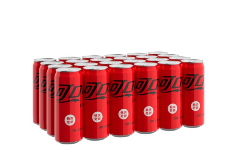 可口可乐Zero 碳酸饮料 330ml*24罐